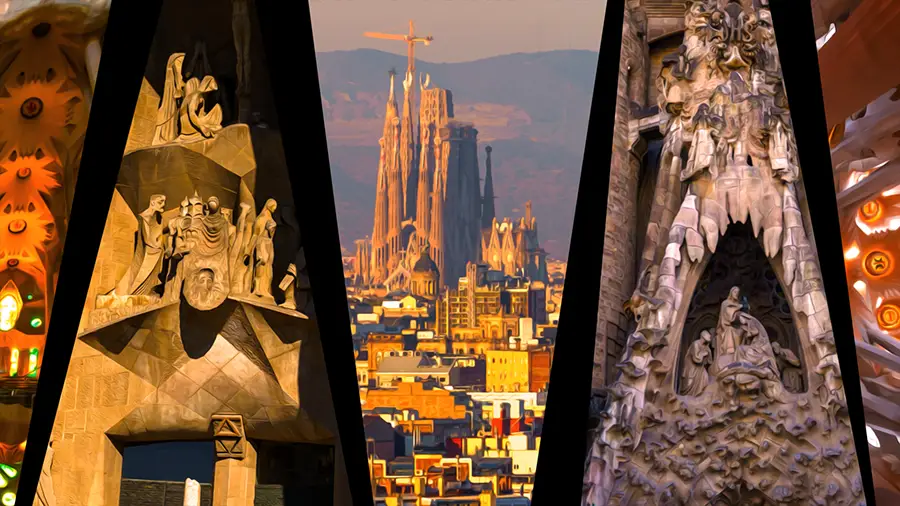 Barcelona Sagrada Familia church