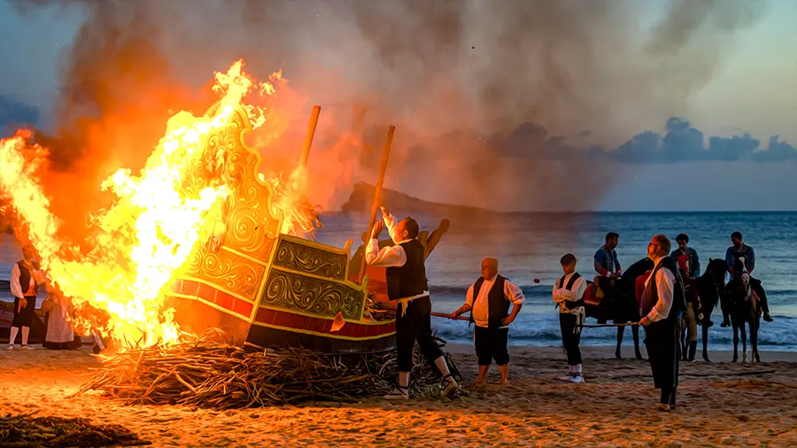 Benidorm Fiesta on the beach