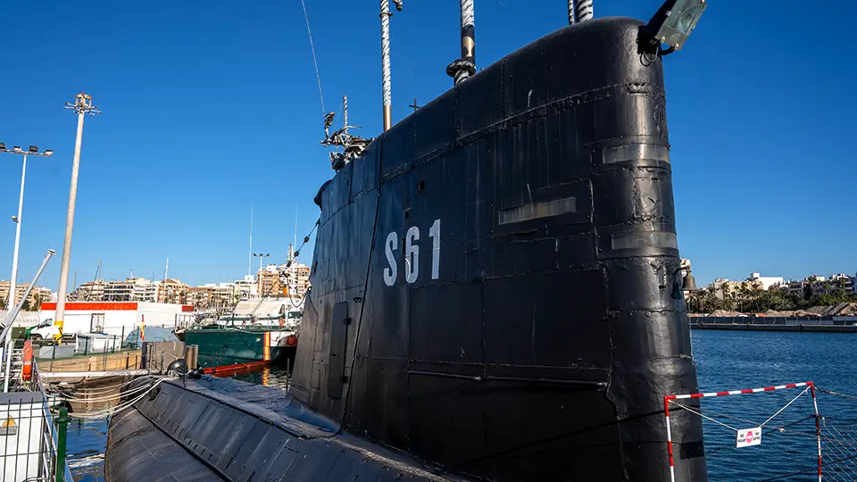 Submarine boat Dolphin S61 in Torrevieja