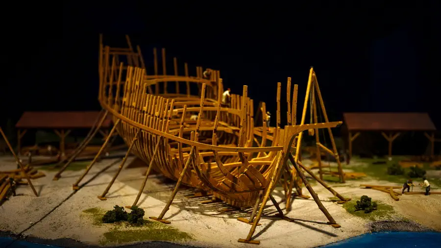 Ship model from the Santadner museum