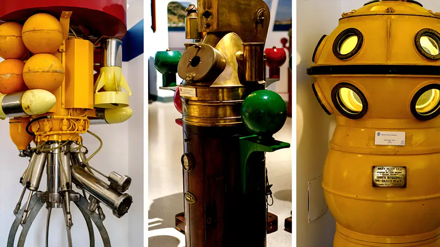 scuba diving equipment Museum in Cartagena