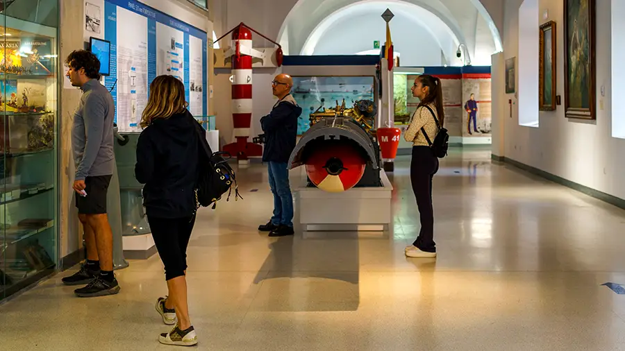 Tourists in museum Cartagena