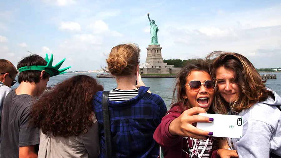 Tourists in New York