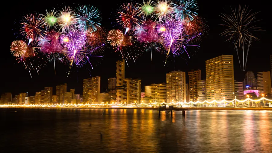 Benidorm fireworks