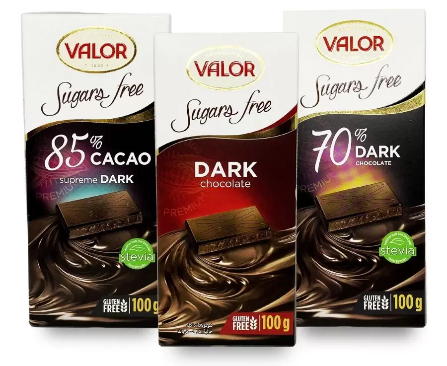 Valor chocolate factory. Valor chocolate bars.