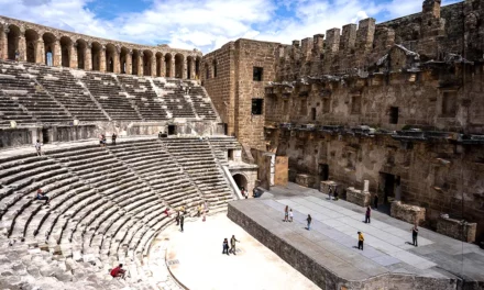 Aspendos ancient ruins and theatre in Turkey history, information
