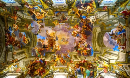Church of Saint Ignatius in Rome with the famous fresco by Pozzo