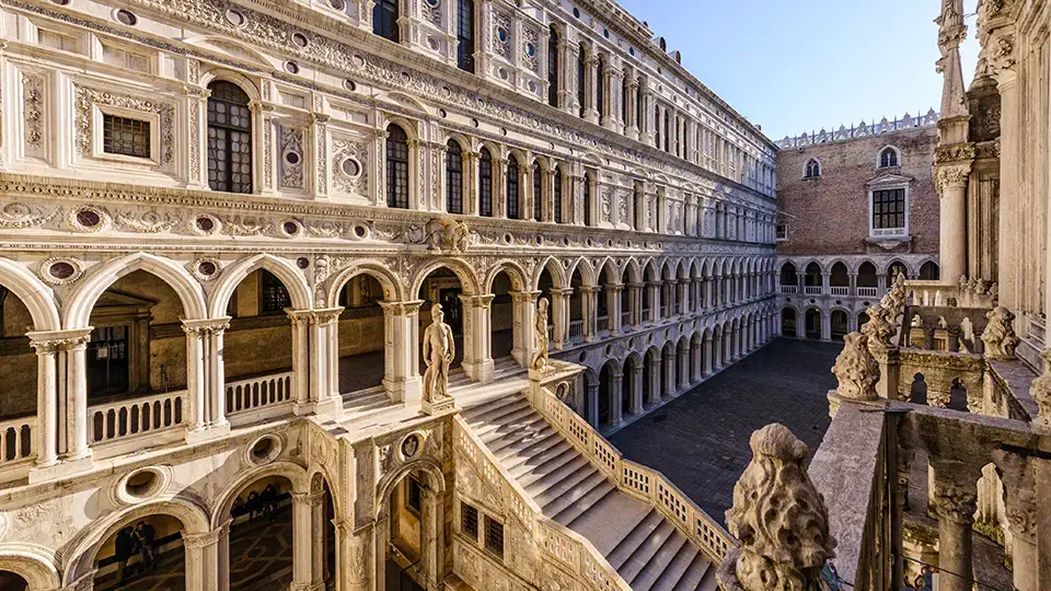 Doge's Palace in Saint Mark's Square in Venice
