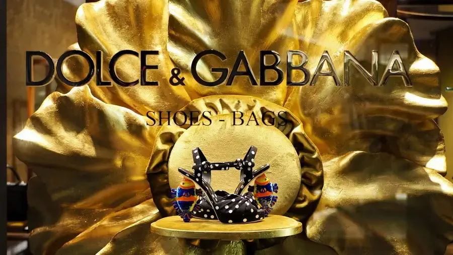 Shop of Dolce Gabbana in the Milan