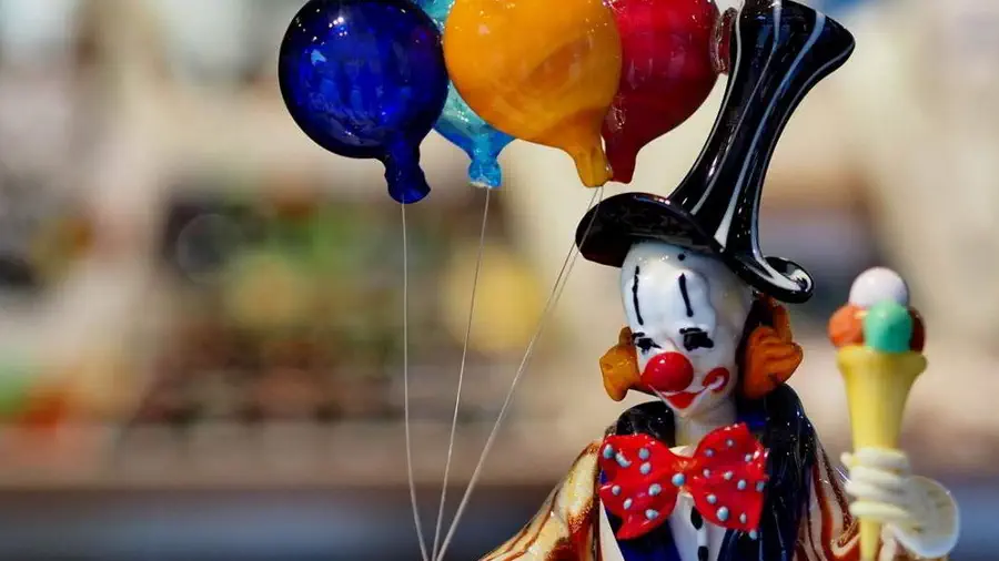 Murano Island in Venice glass and jewellery