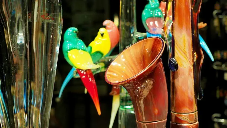 Murano Island in Venice glass and jewellery