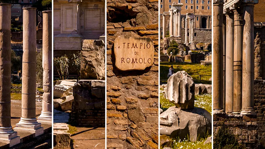 The Roman Forum ruins