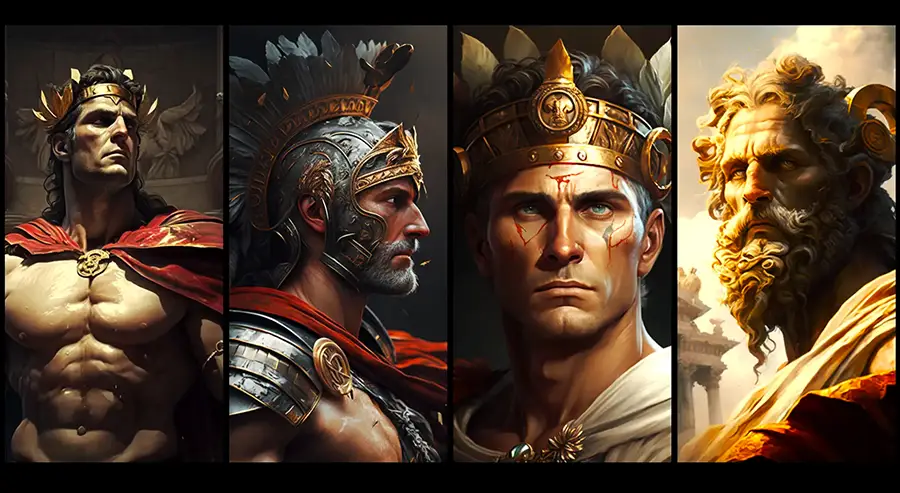 Roman Gods Get Ready For Adventure
