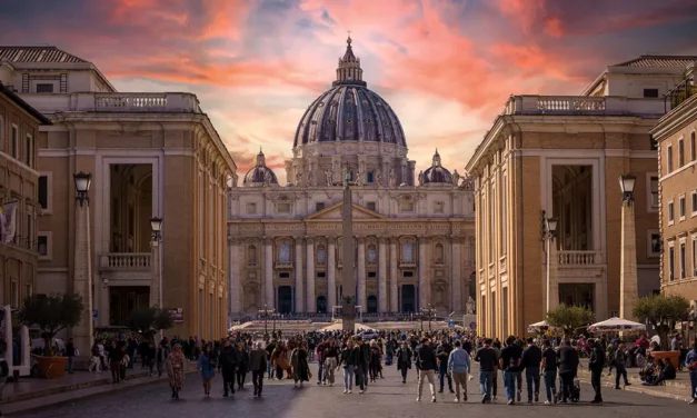 Saint Peter’s Square and Bernini’s Colonnade in Rome
