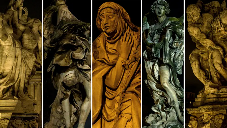 Castel Sant'Angelo in Rome sculptures
