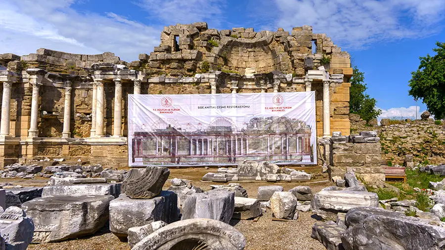 Nymferium in ancient Aspendos