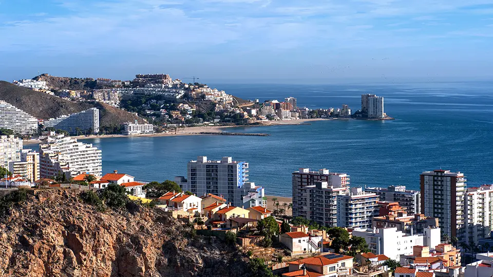 Cullera and sea view