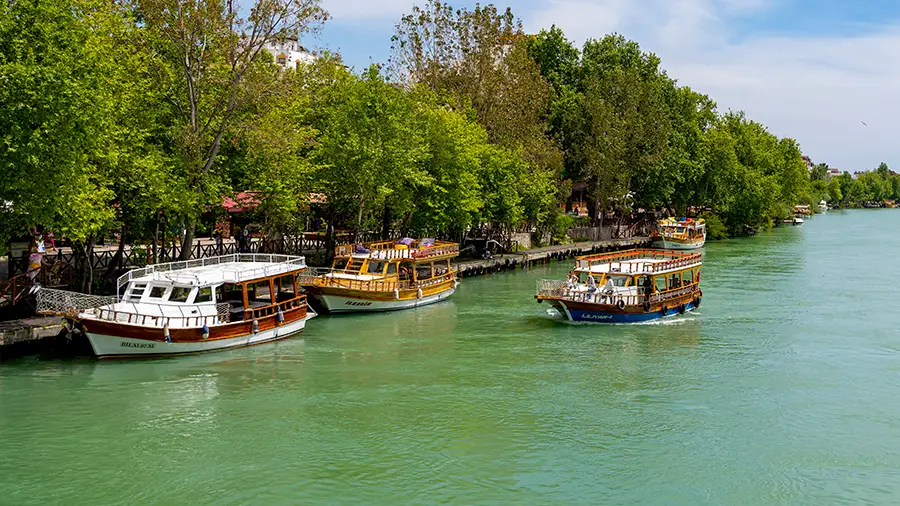 A boat trip on the river