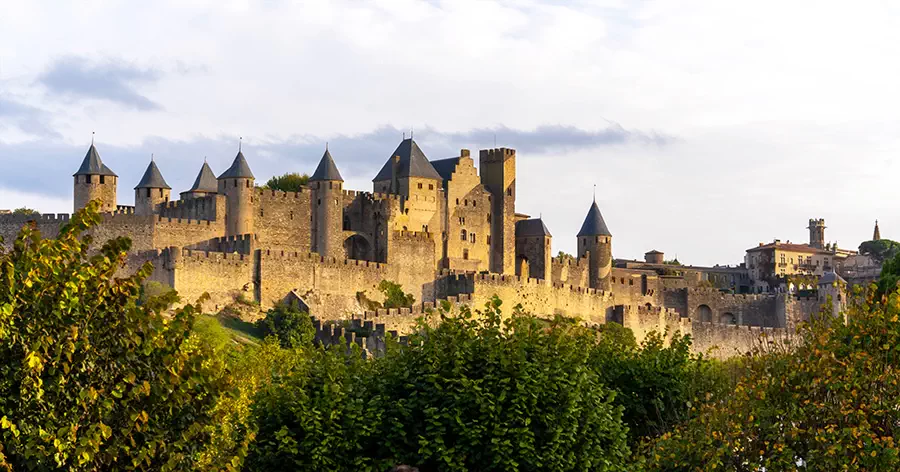 Carcassonne castle in France