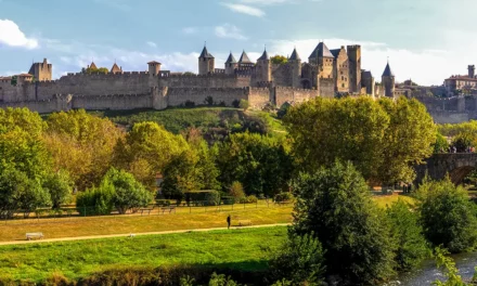 Carcassonne in France a medieval city and fortress