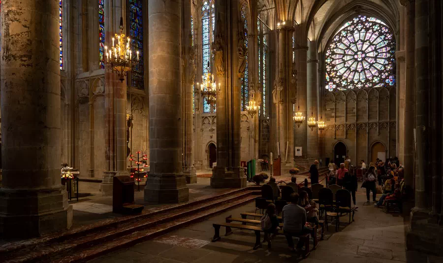 Cathedral of Carcassonne in France