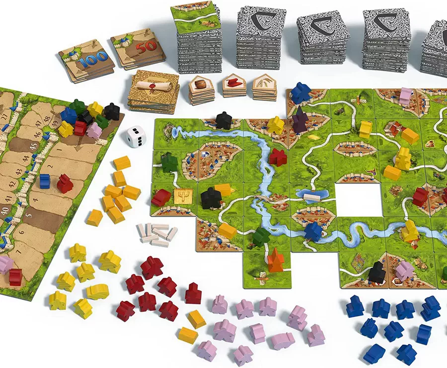 The board game Carcassonne