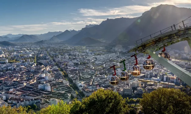 Grenoble in France, the capital of the French Alps attractions