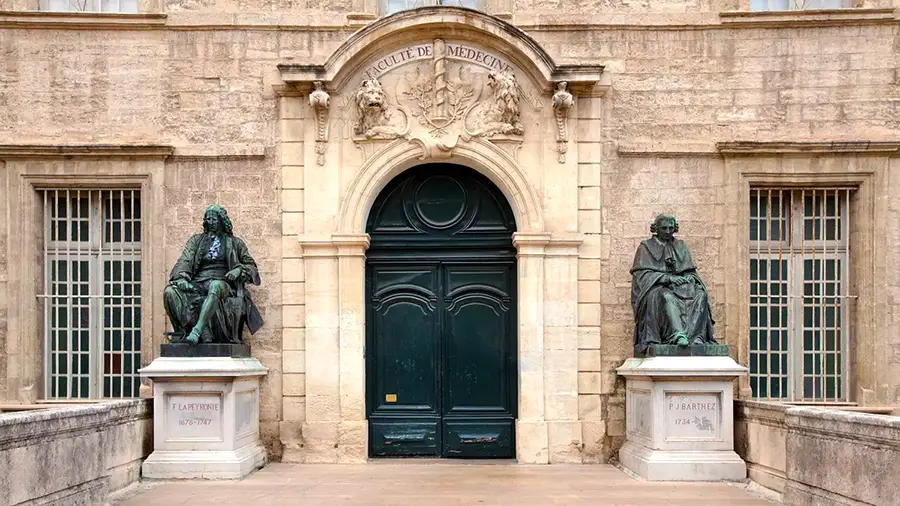 Montpellier in France and the oldest university in the world, Université de Montpellier
