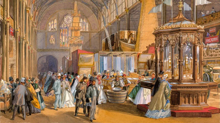 The Great Exhibition of 1889 in Paris and the Eiffel Tower