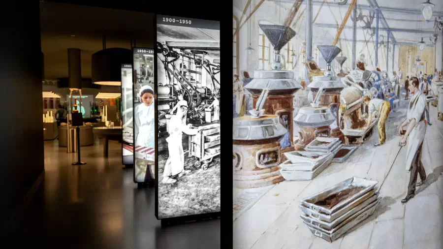 Lindt Home of Chocolate known and popular museum in Switzerland 