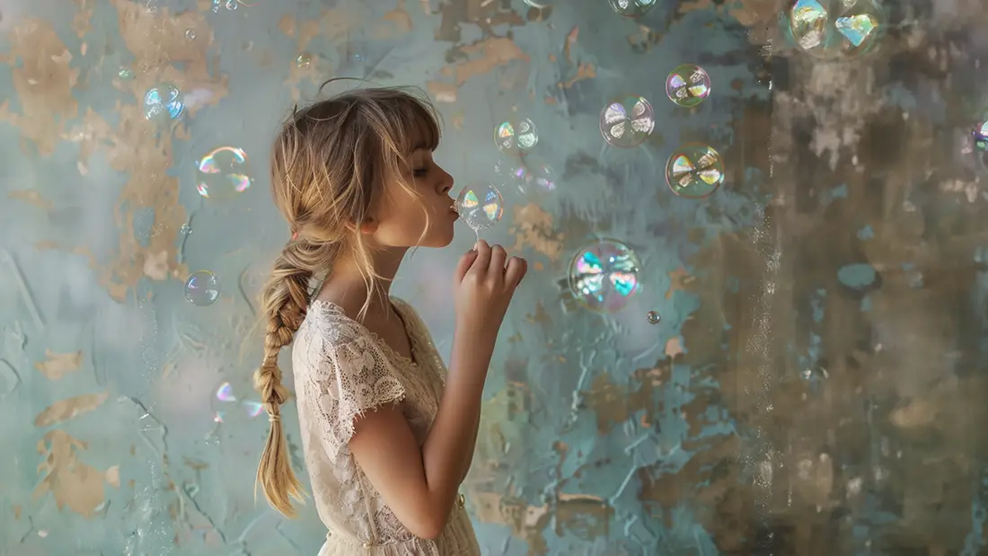 Soap bubbles, how to make large and lasting bubbles