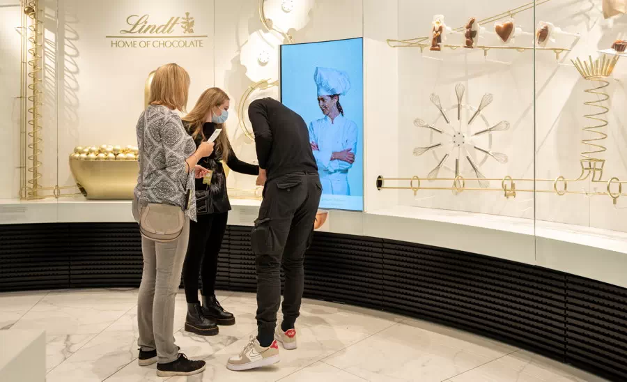 Lindt Home of Chocolate in Zurich and Chocolate Souvenir Shop