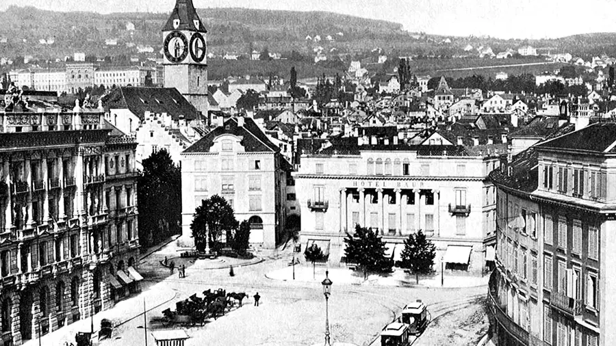 Beyer Clock and Watch Museum in Zurich old photo