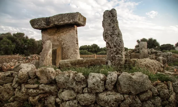 Monuments in Menorca and stone buildings and other attractions