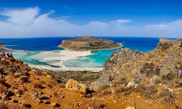 Balos in Crete is one of the most beautiful beaches in Europe