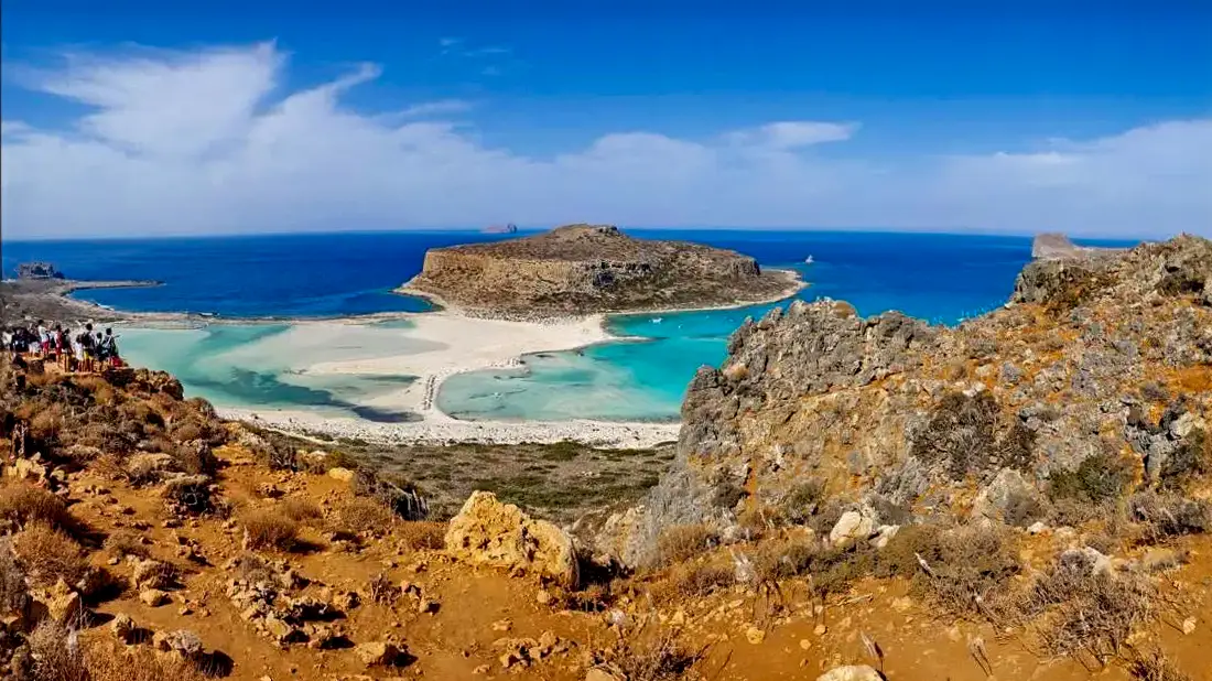 Balos in Crete is one of the most beautiful beaches in Europe