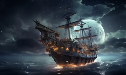 Cornish legend about a cruel pirate and a hellish ship