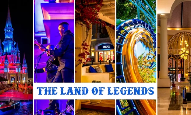 The Land of Legends is the largest theme park in Turkey