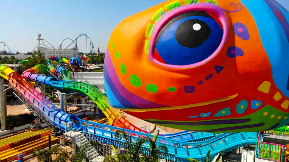 Water amusement park for children in The Land of Legends