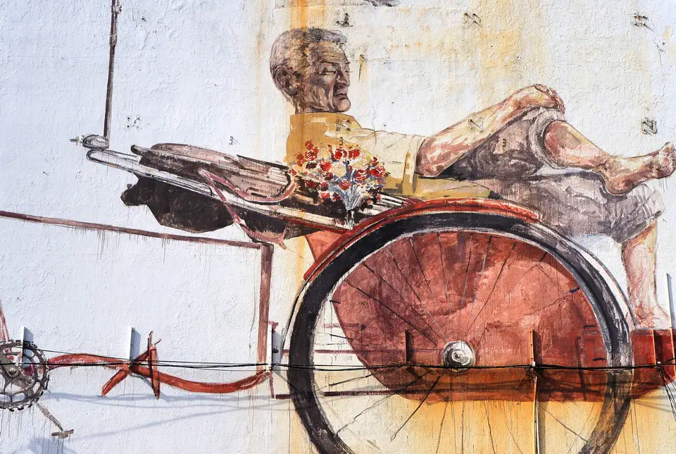 George Town on the island of Penang in Malaysia murals