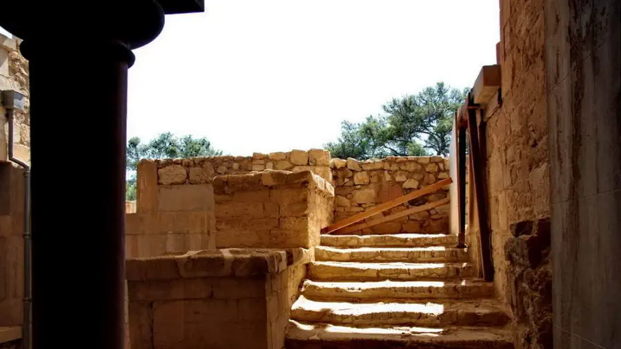 Knossos, on the Greek island of Crete, mythical ruins