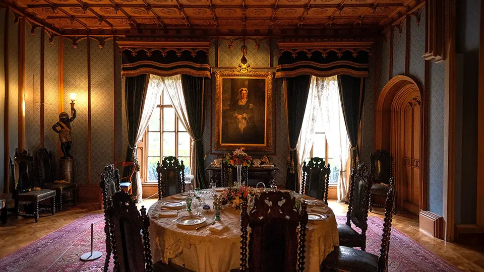 Hughenden Manor dining room