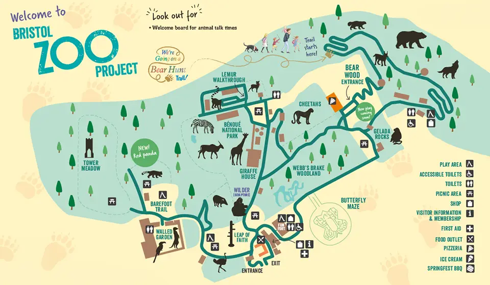 Bristol Zoo Porject map