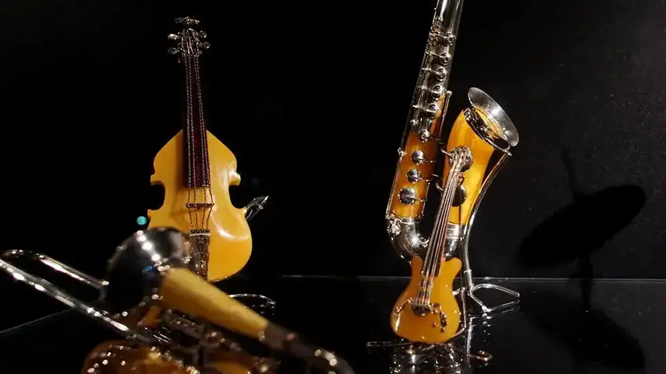 Amber Museum in Gdansk instrumenty muzyczne