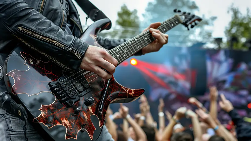 Rock concert in Poland