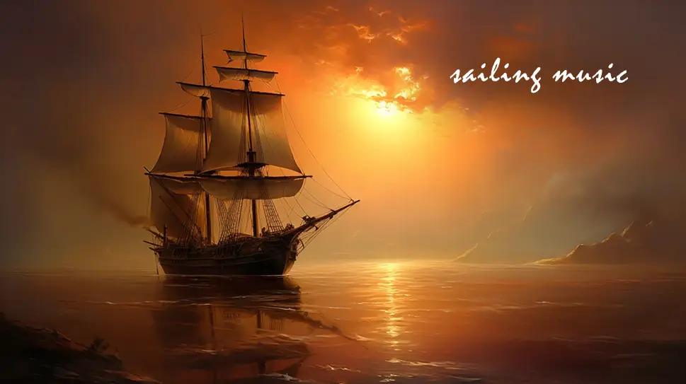 Ship on the sea
