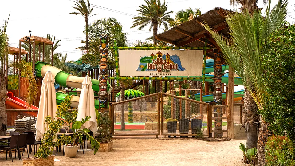 Splash Park in Rio Safari Elche Spain Costa Blanca