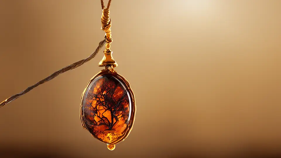 Amber ornaments AI