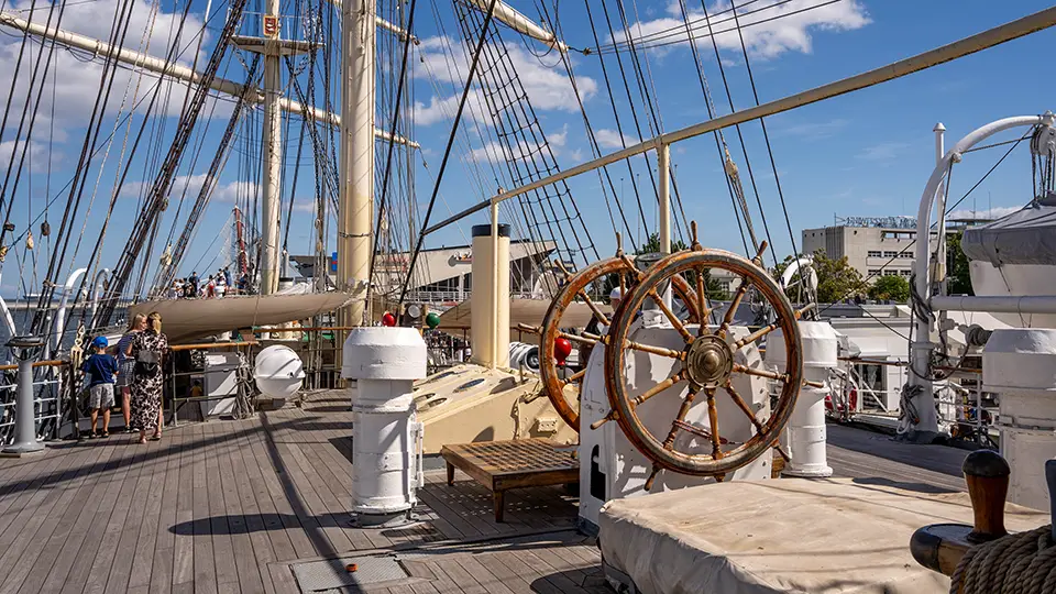 Dar Pomorza museum ship in Gdynia
