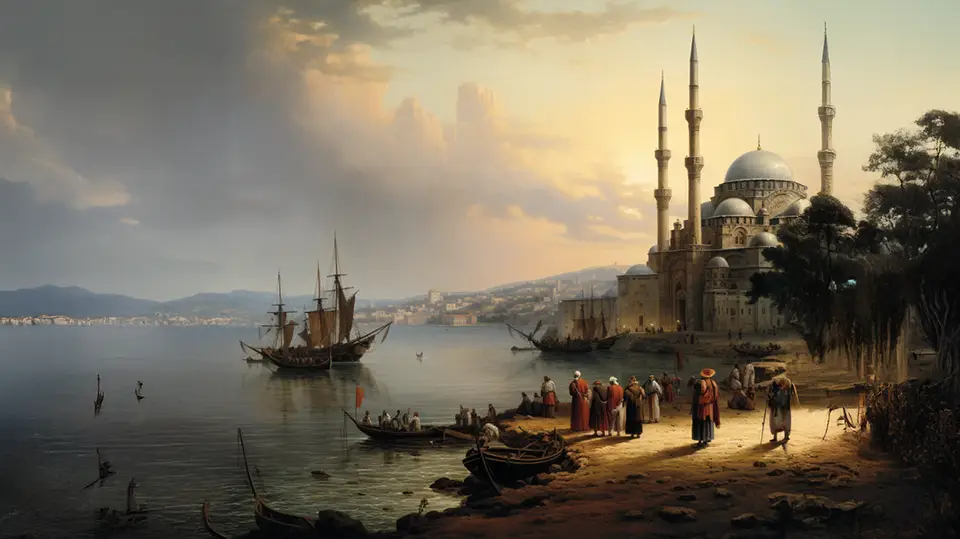 Istanbul in the old picture AI